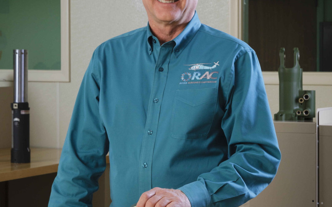President of Rotair Aerospace Corporation, Wes Harrington